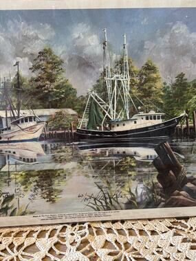 Donna Peters Numbered Signed Maritime Fine Art Print Magic & the Four Sisters